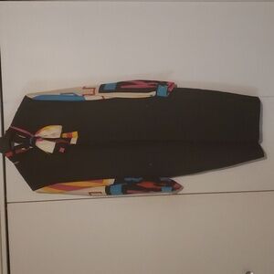 Anne crimmins for Umi collections Size 16 black sheath 100% silk dress.